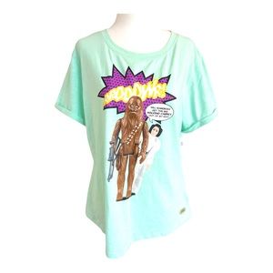 Star Wars Chewy and Princess Leia Women’s Graphic Tee